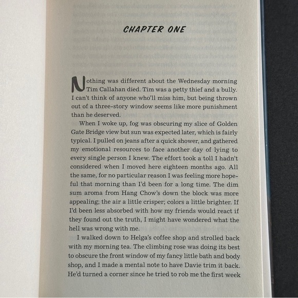The Man on the Washing Machine: A Mystery by Susan Cox | Fiction | Hardcover B - Picture 9 of 9